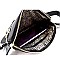 RECTANGULAR SNAKE PRINT FANNY PACK