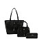 Ostrich Croc 3-in-1 Shopper Set