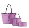 Ostrich Croc 3-in-1 Shopper Set
