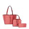 Ostrich Croc 3-in-1 Shopper Set