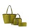 Ostrich Croc 3-in-1 Shopper Set