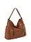 Fashion Zip Shoulder Bag Hobo