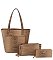 Alligator Croc 3-in-1 Shopper Set
