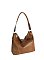 Braided Stripe Shoulder Bag Hobo