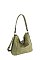 Braided Stripe Shoulder Bag Hobo
