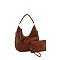 Laser Cut Print 2-in-1 Shoulder Bag Hobo