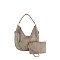 Laser Cut Print 2-in-1 Shoulder Bag Hobo