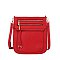 Fashion Zip Pocket Crossbody Bag