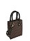 Fashion Monogram Mini Satchel Crossbody Bag Cell Phone Purse