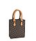 Fashion Monogram Mini Satchel Crossbody Bag Cell Phone Purse