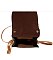 Fashion Monogram Top Flap Crossbody Bag Cell Phone Purse