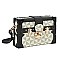 Trendy Monogram Boxy Crossbody Satchel