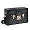 Trendy Monogram Boxy Crossbody Satchel