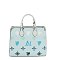 2 IN 1 MONOGRAM CLASSIC TOTE WITH MATCHING PURSE