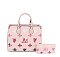 2 IN 1 MONOGRAM CLASSIC TOTE WITH MATCHING PURSE