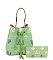 LM Monogram Drawstring Bucket 2-in-1 Satchel Set