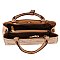 Embossed Monogram 2-in-1 Satchel