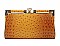 CROCO STRUCTURED EVENING PARTY CLUTCH WITH CHAIN