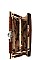 CROCO STRUCTURED EVENING PARTY CLUTCH WITH CHAIN