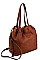 TRENDY SATCHEL BAG WITH LONG STRAP JY-LMS-084
