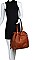 TRENDY SATCHEL BAG WITH LONG STRAP JY-LMS-084