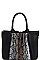 MULTI TONE PHYTON FRONT SATCHEL BAG