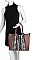 MULTI TONE PHYTON FRONT SATCHEL BAG
