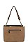 PYTHON PATCH TWO TONE SHOULDER BAG