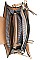 PYTHON PATCH TWO TONE SHOULDER BAG