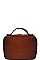 CROC TEXTURED CROSSBODY BAG