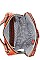 CROC TEXTURED CROSSBODY BAG