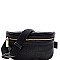 Perforated Fashion Fanny Pack Sling Bag