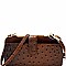 Ostrich Print Cellphone Holder Wallet Cross Body MH-LMS069