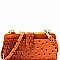 Ostrich Print Cellphone Holder Wallet Cross Body MH-LMS069