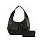 Tassel Zipper 2-in-1 Shoulder Bag Hobo