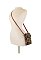 Tassel Zip Crossbody Bag Cell Phone Purse
