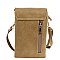 Tassel Zip Crossbody Bag Cell Phone Purse