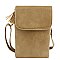 Tassel Zip Crossbody Bag Cell Phone Purse