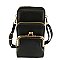 Fashion Kiss Lock Crossbody Bag Cell Phone Purse