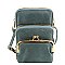 Fashion Kiss Lock Crossbody Bag Cell Phone Purse