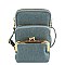 Fashion Kiss Lock Crossbody Bag Cell Phone Purse