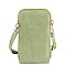 Fashion Kiss Lock Crossbody Bag Cell Phone Purse