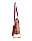 2 IN 1 TRENDY SMOOTH PLAID DESIGN TOTE BAG SET