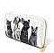 CHARMING PET PRINT LONG WALLET JYLOA200