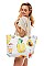 FASHION SUMMER FRUITS BEACH BAG