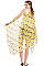 MULTI-COLOR LEOPARD PRINT OBLONG SCARF