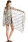 MULTI-COLOR LEOPARD PRINT OBLONG SCARF