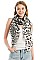 ANIMAL PRINT LONG SCARF