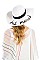 JUST MARRIED EMBROIDERED FLOPPY SUN HAT