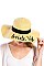 BRIDE TRIBE EMBROIDERED FLOPPY SUN HAT